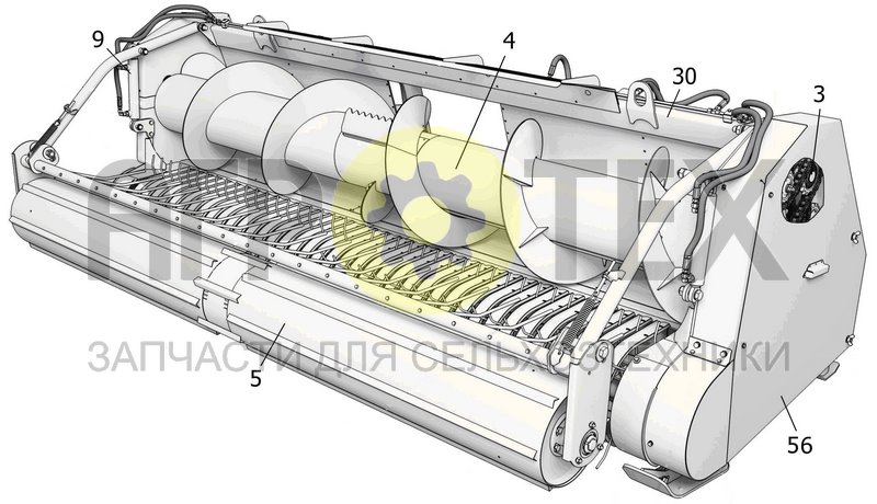 Чертеж Подборщик кормоуборочный навесной (ПКМ-320)